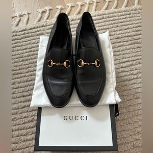 Gucci Jordaan Leather Loafers